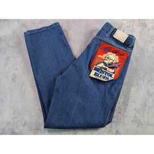 BRISTOL BLUES VTG 80s Men's (34) Denim Jeans 30x30 Made In USA Deadstock NWT